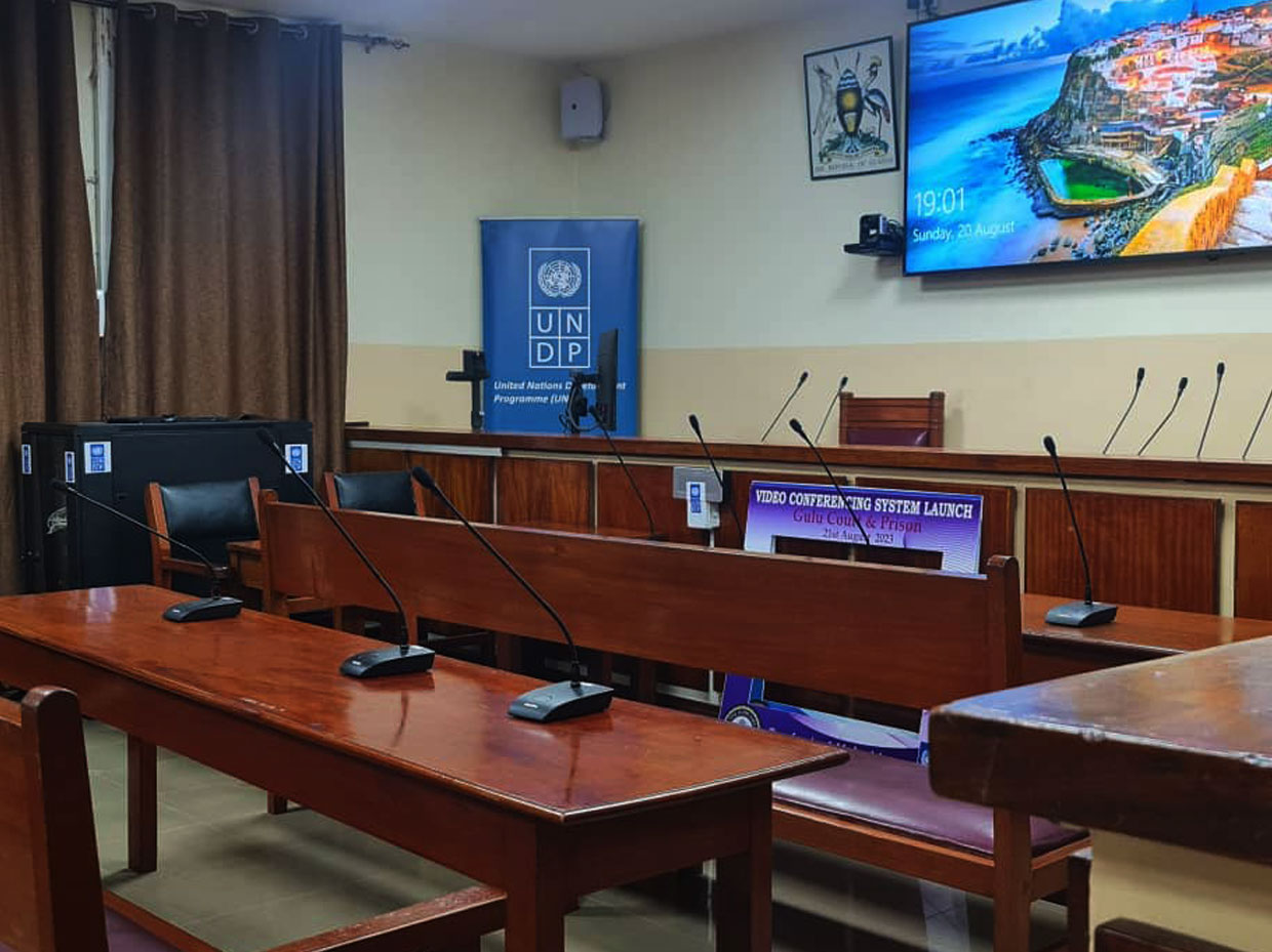 Video Conferencing System installation Gulu Court